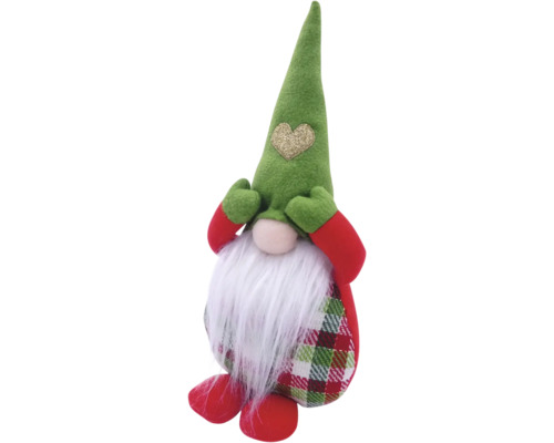 Kerstman Lafiora H 32cm groen