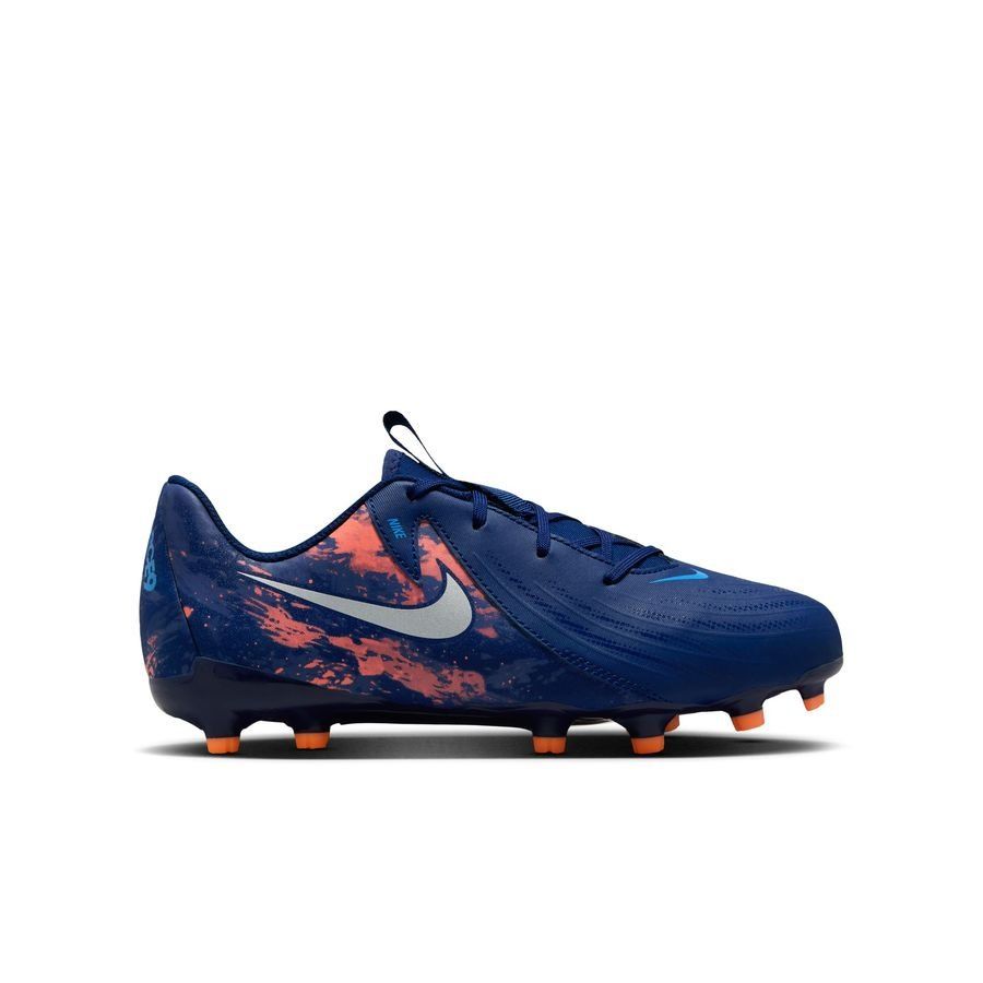 Nike Phantom GX II Academy MG Erling Haaland Personal Edition - Bleu/Chrome Enfant ÉDITION LIMITÉE