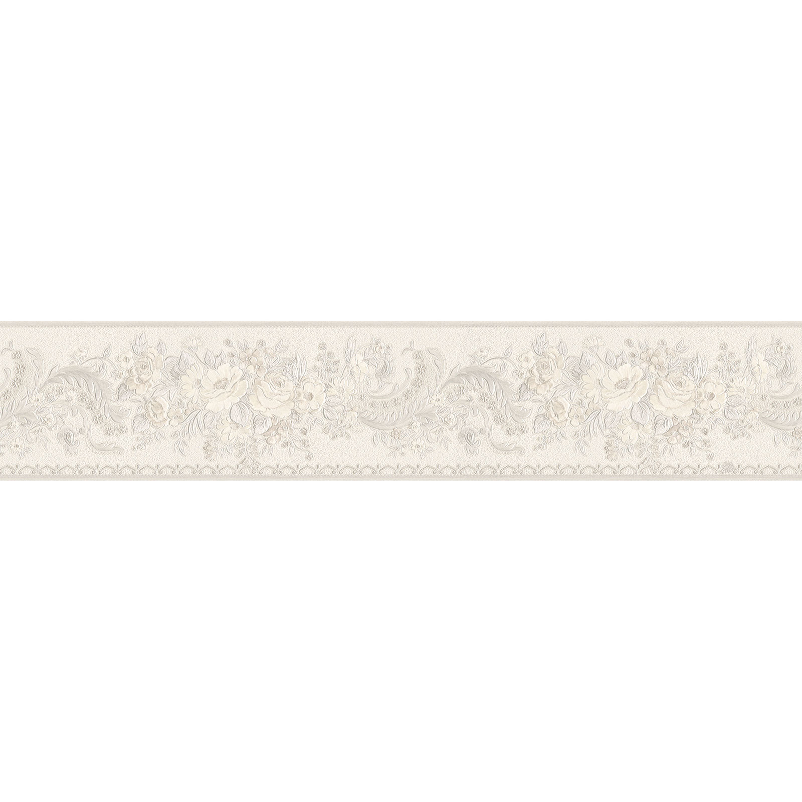 Vinyl-Borte ONLY BORDER - creme-silber - 5 cm