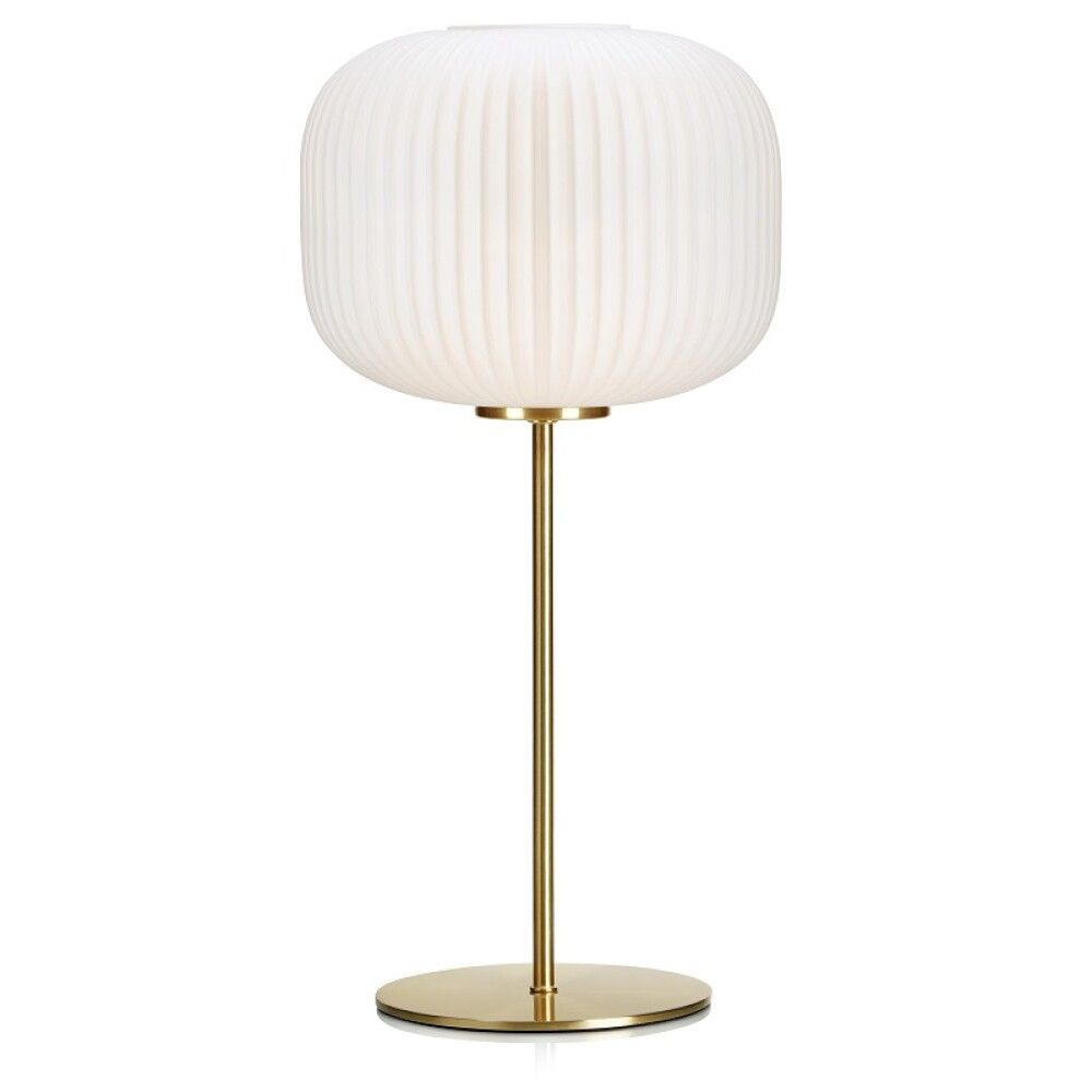 BORDLAMPE MARKSLÖJD SOBER MESSING/HVIT