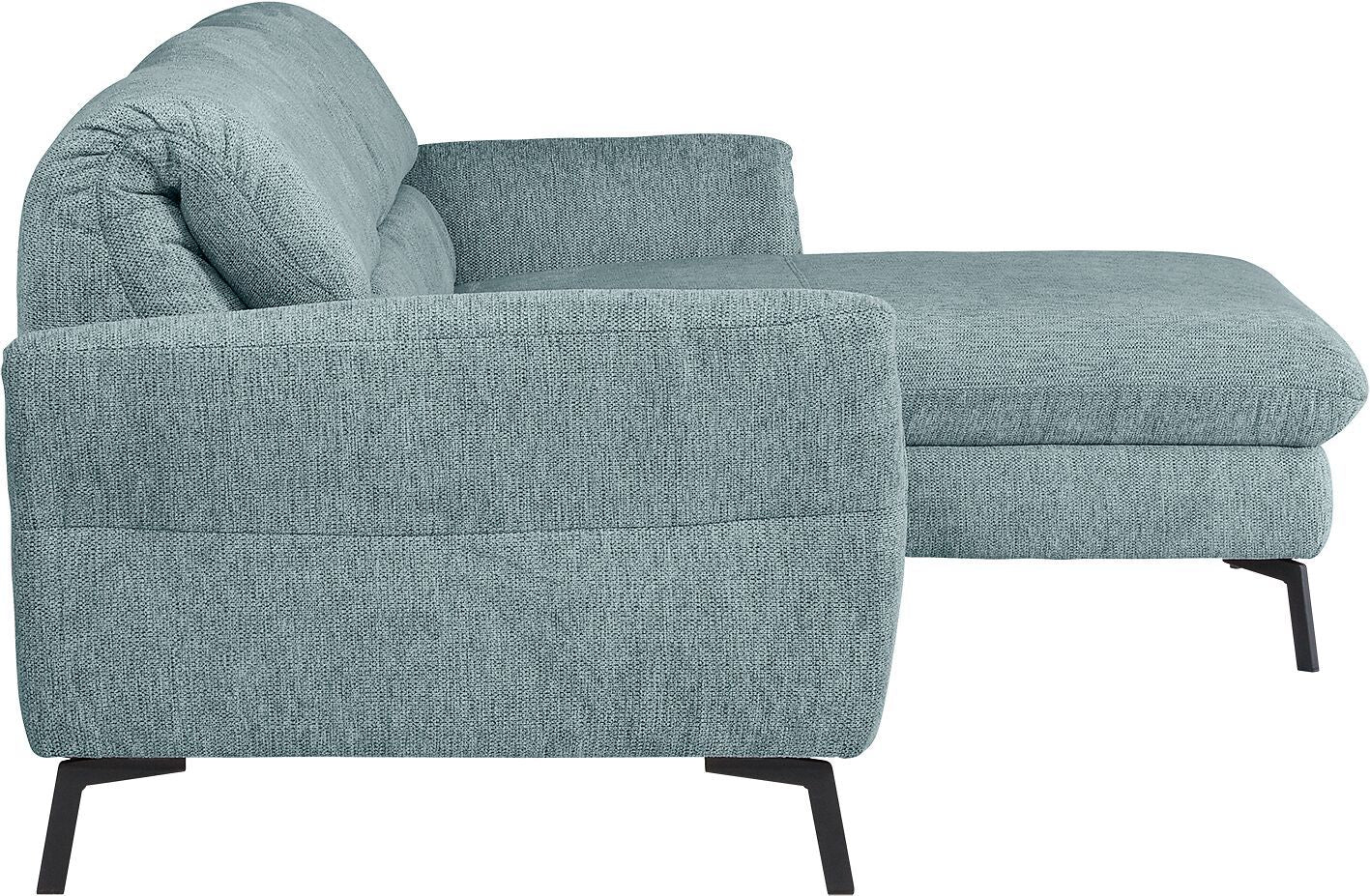 SEBO Ecksofa - Hellblau / B: 284.0 cm x T: 161.0 cm x H: 84.0 cm
