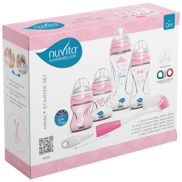 nuvitanuvita   Mimic Flaschen Starter Set pink