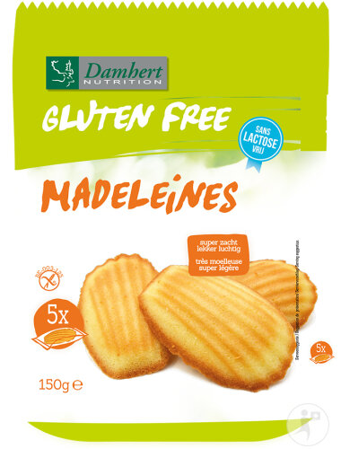 Damhert Nutrition Gluten Free Madeleines 150g
