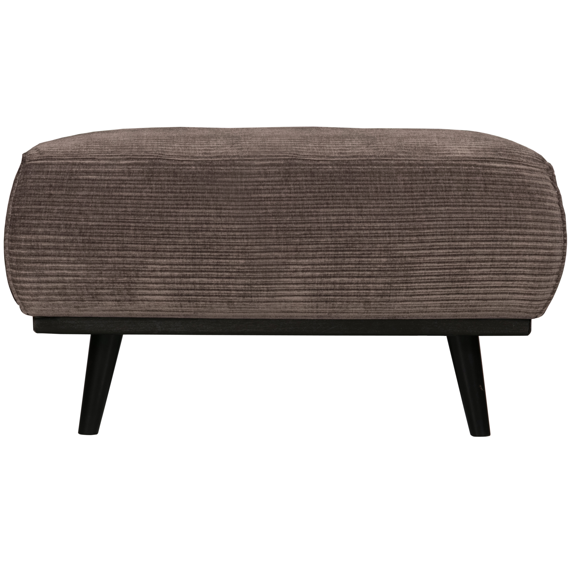 Hocker Statement Statement Hocker - Brede Platte Rib - Taupe