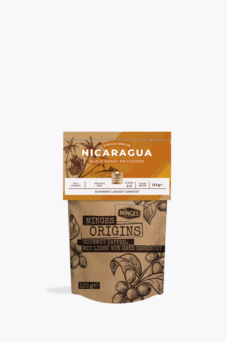 Minges Origins Nicaragua Black Honey 125g