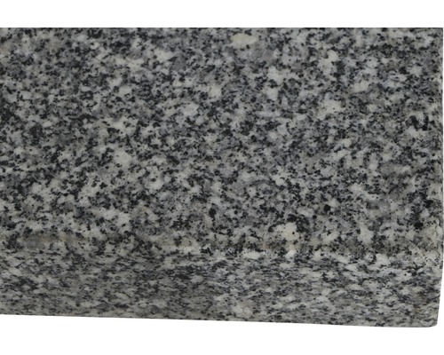 Siena Garden Granieten Parasolvoet, 45 kg, 50 x 50 cm, Granietgrijs, Wind- en weerbestendig, Roestvrij staal
