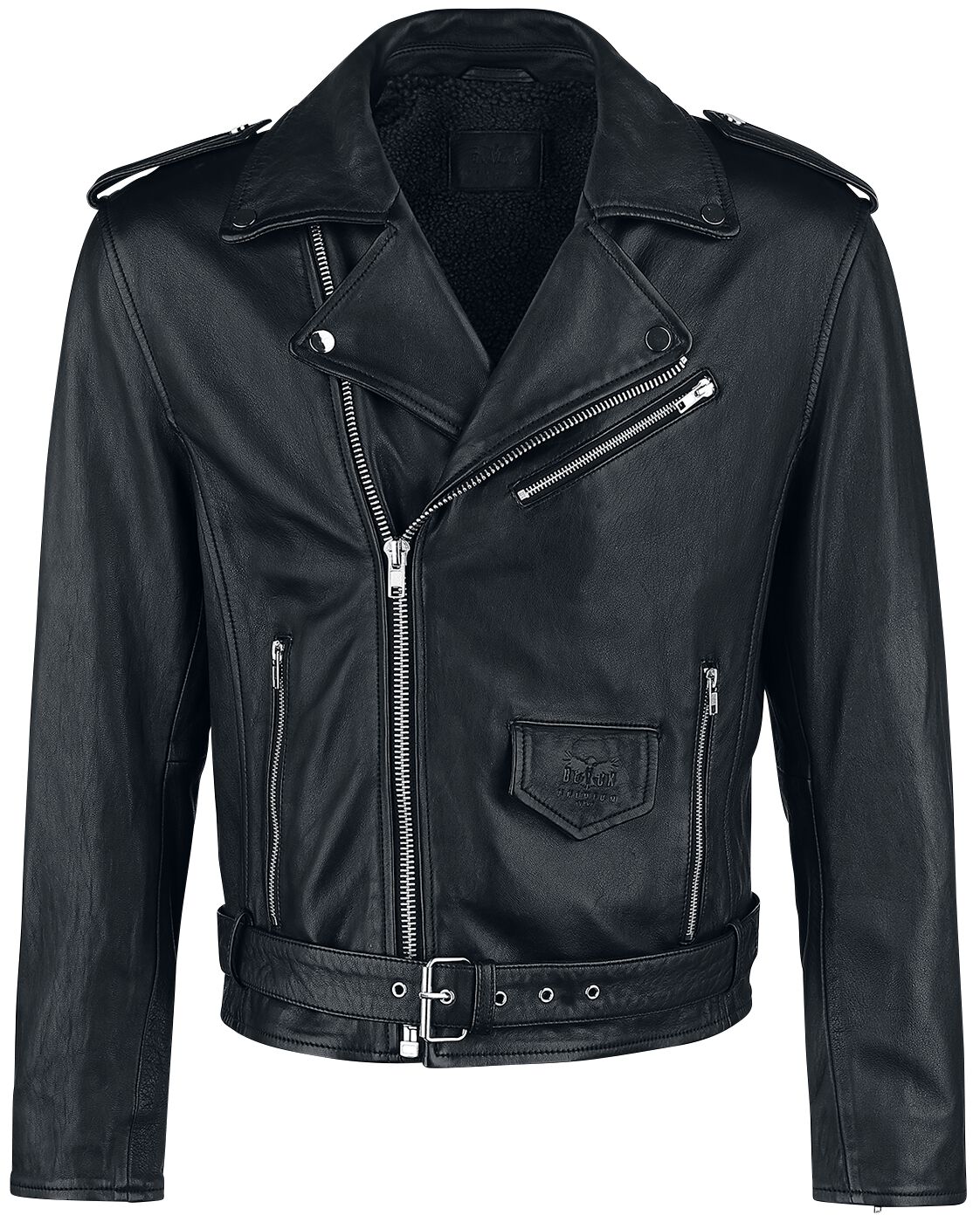 The Road Crew | Black Premium by EMP Veste en cuir