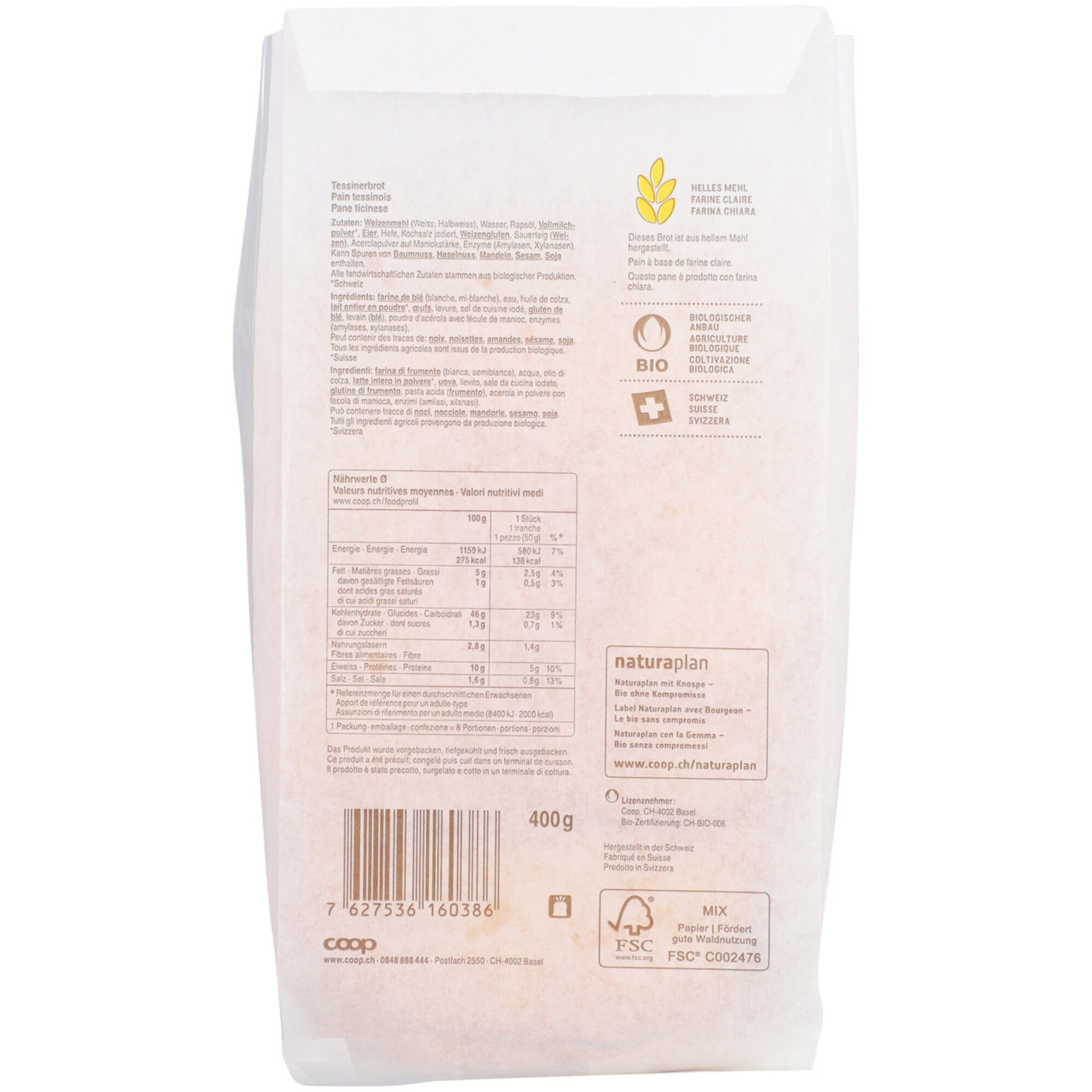 Bio Tessinerbrot