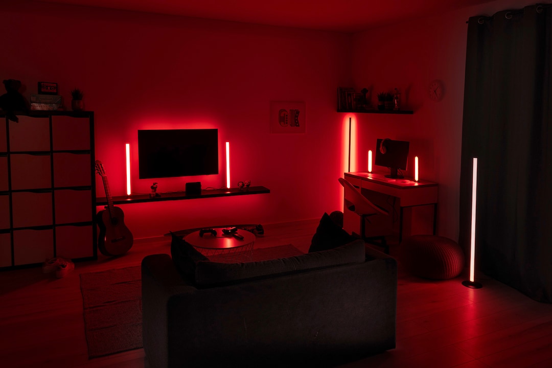 RL LED Dekoleuchte GAME 28 cm schwarz /weiß