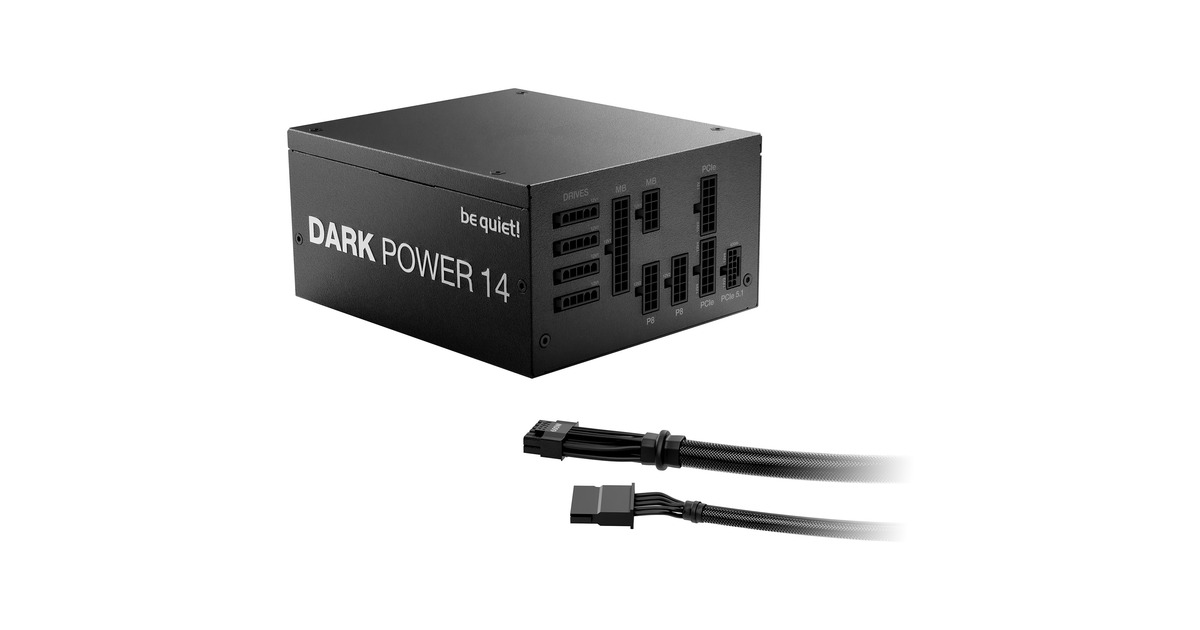 be quiet!Dark Power 14 modulaire 850 watt voeding   (Zwart, 1x 12V-2x6, 4x PCIe)