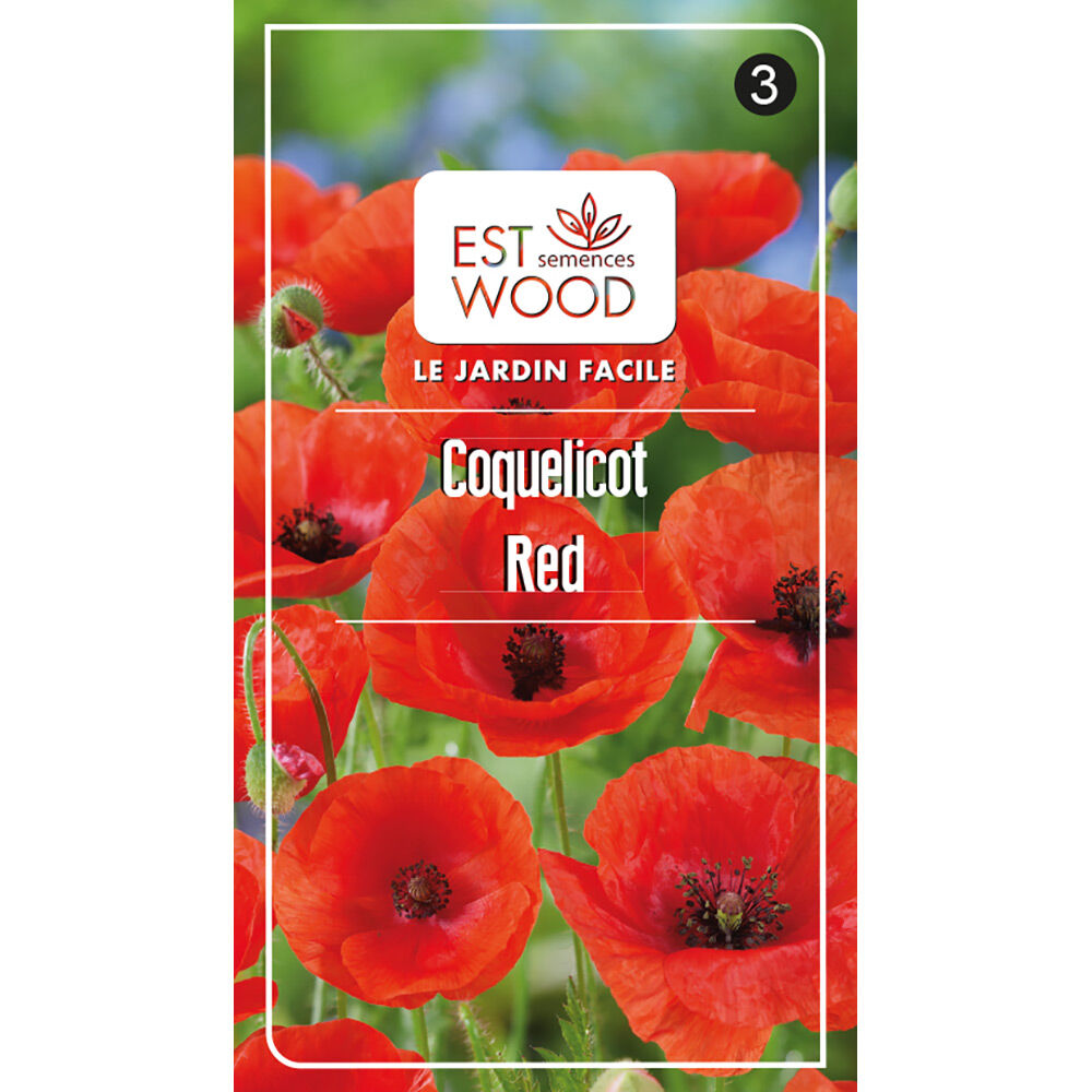 Semence coquelicot rouge 1 gr