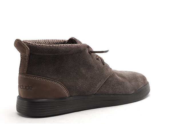 Dude boots bottine homme jo suede marron