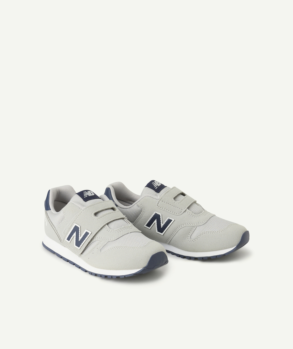NEW BALANCEBASKETS ENFANT À SCRATCHS 373 GRIS ET BLEU
