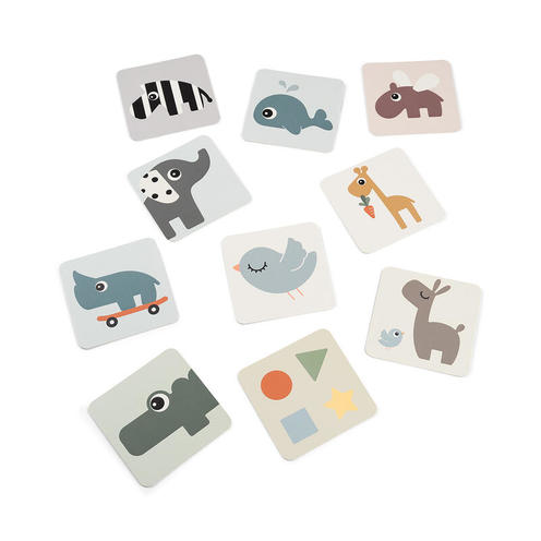 Lot de 10 cartes aux motifs contrastés Elphee - Multicolore - DONE BY DEER