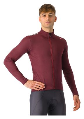 Veste Manches Longues Castelli Espresso Air Bordeaux