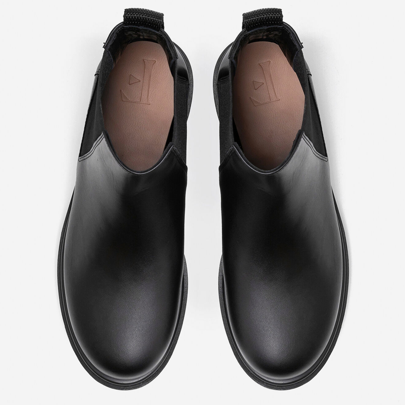 Flattered Chelsea boots en Cuir Lova noires