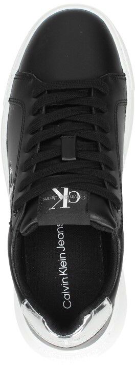 Calvin Klein Chunky Cupsole Mono Lth WN zwart