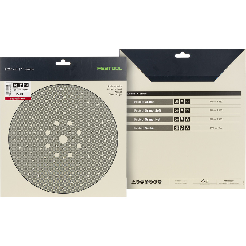 Festool Granat STF schuurschijf D225/128 240 Grit