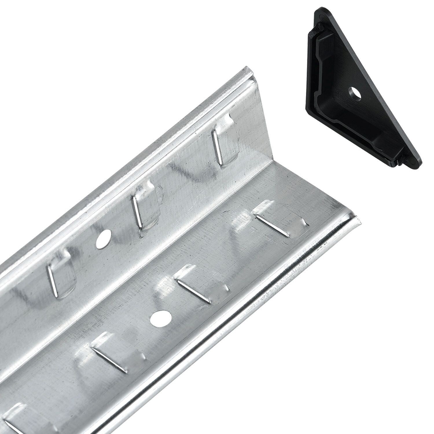 Juskys Lageregal Corner Easy 160 x 75 x 40-75 cm | 320 kg | 4 Böden | Schwerlastregal Metall