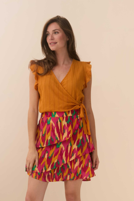 Lofty Manner oranje dames top