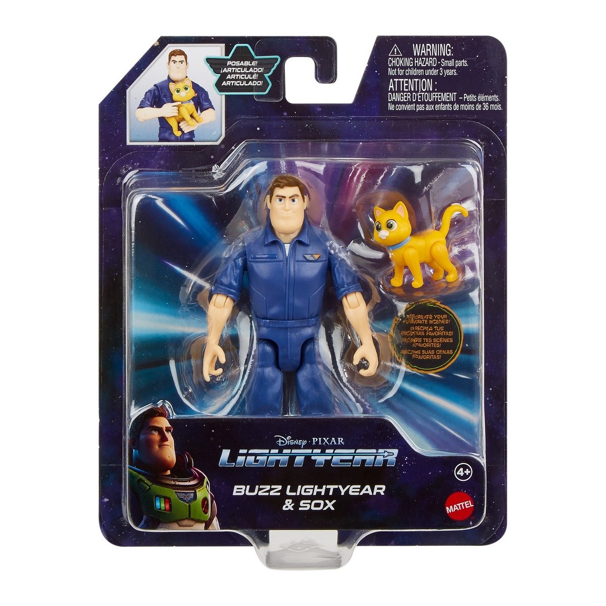 Pixar Buzz l'éclair - Figurine Buzz combinaison de pilote