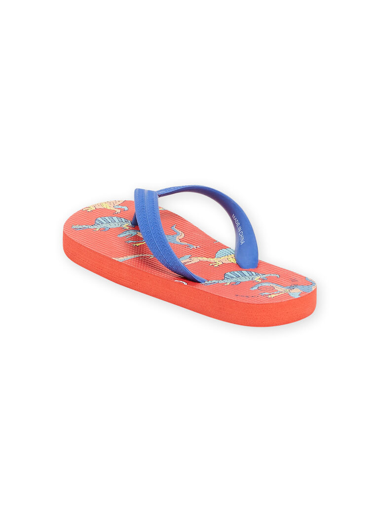 Tongs de plage bleu et rouge garçon