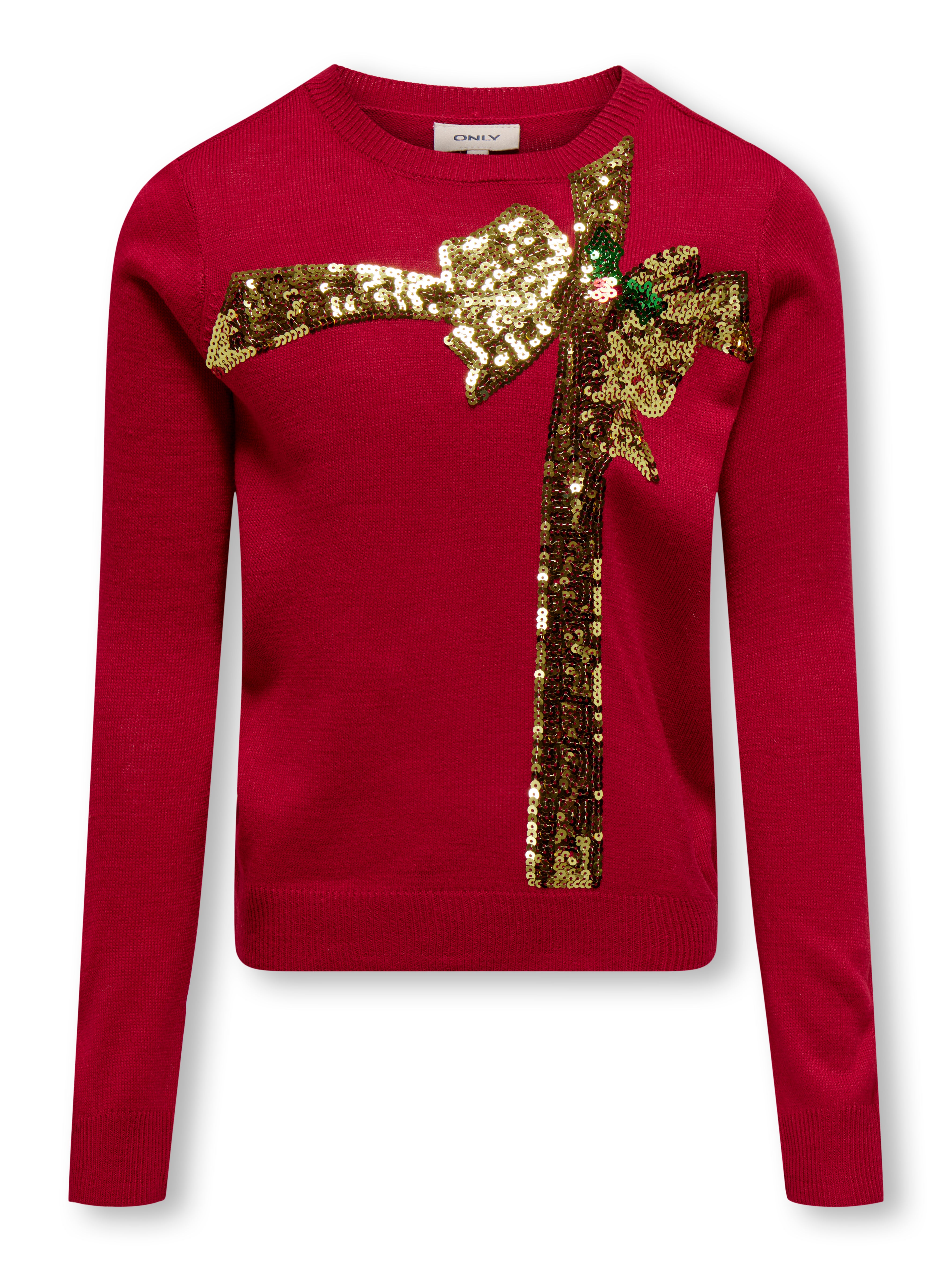 KOGXMAS Strickpullover Chili Pepper