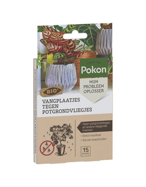 Pokon Bio Vangplaatjes Tegen Potgrondvliegjes - Insectenbestrijding - 15 stuks