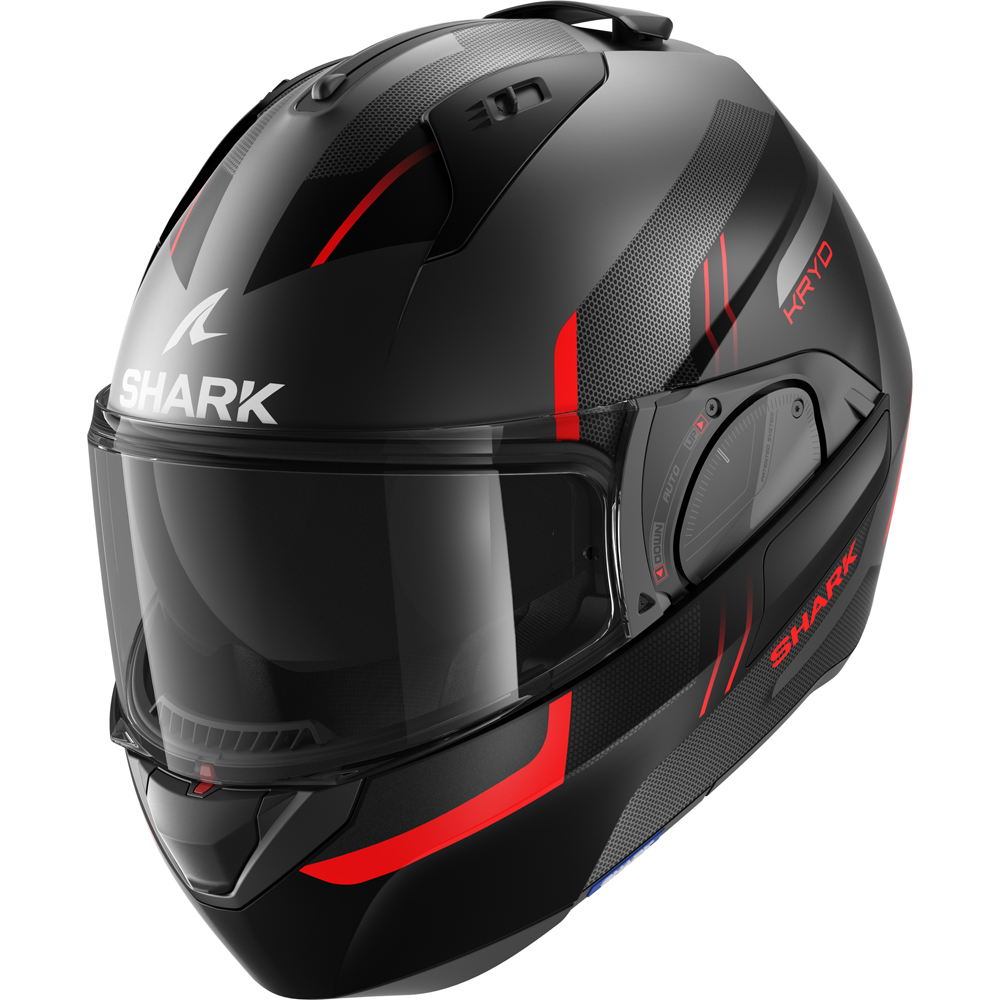 Shark - Casque Evo-ES Kryd Noir Mat / Rouge