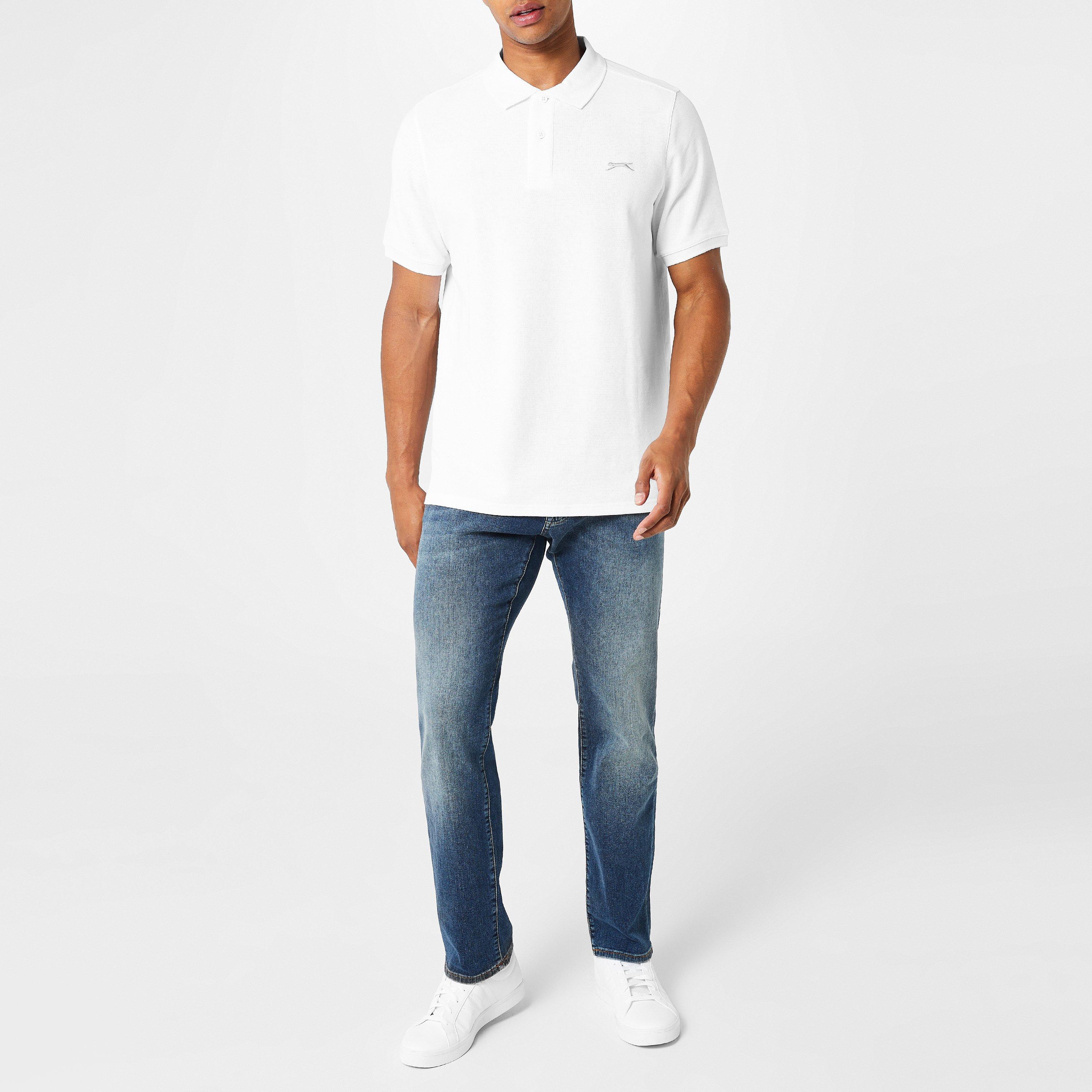Slazenger Plain Polo Shirt Mens