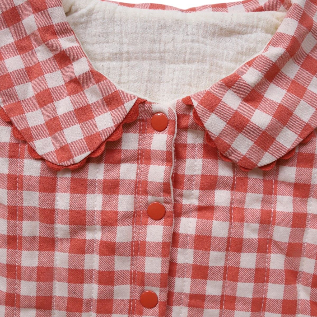 Gilet sans manches vichy - La petite poule rousse Jolie saison