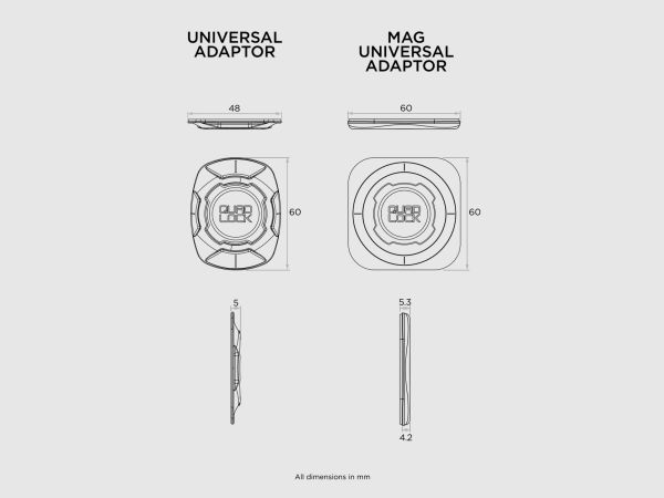 Quad Lock Universal MAG Adapter