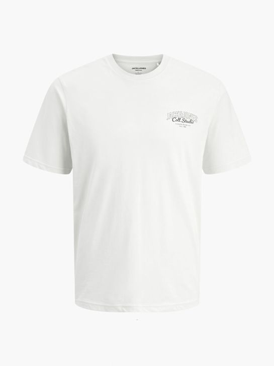 JACK & JONES T-Shirt Weiss