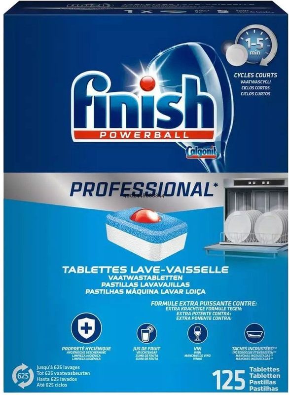 Finish Professional Powerball Tab 125 tabs