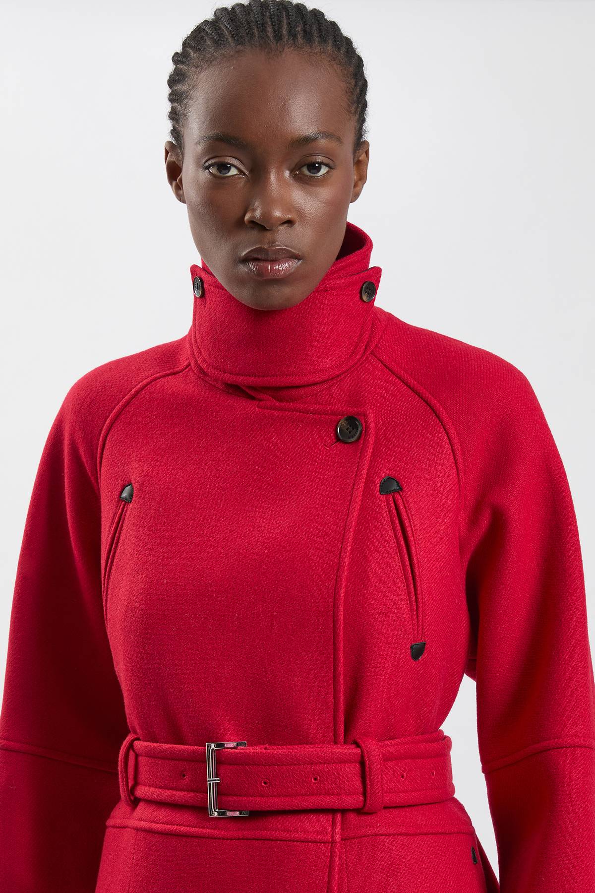 KarenMillen Manteau Trench Tailleur En Laine
