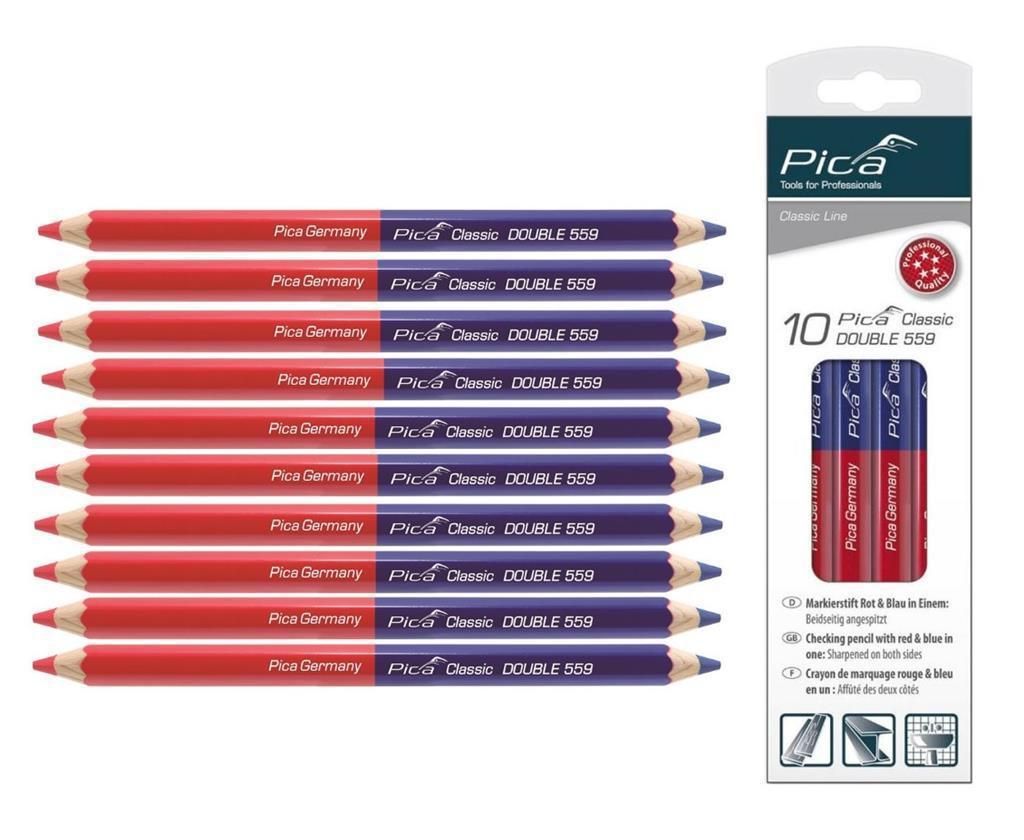 Pica 559 Dubbel potlood rood/blauw 175cm - PI559-10