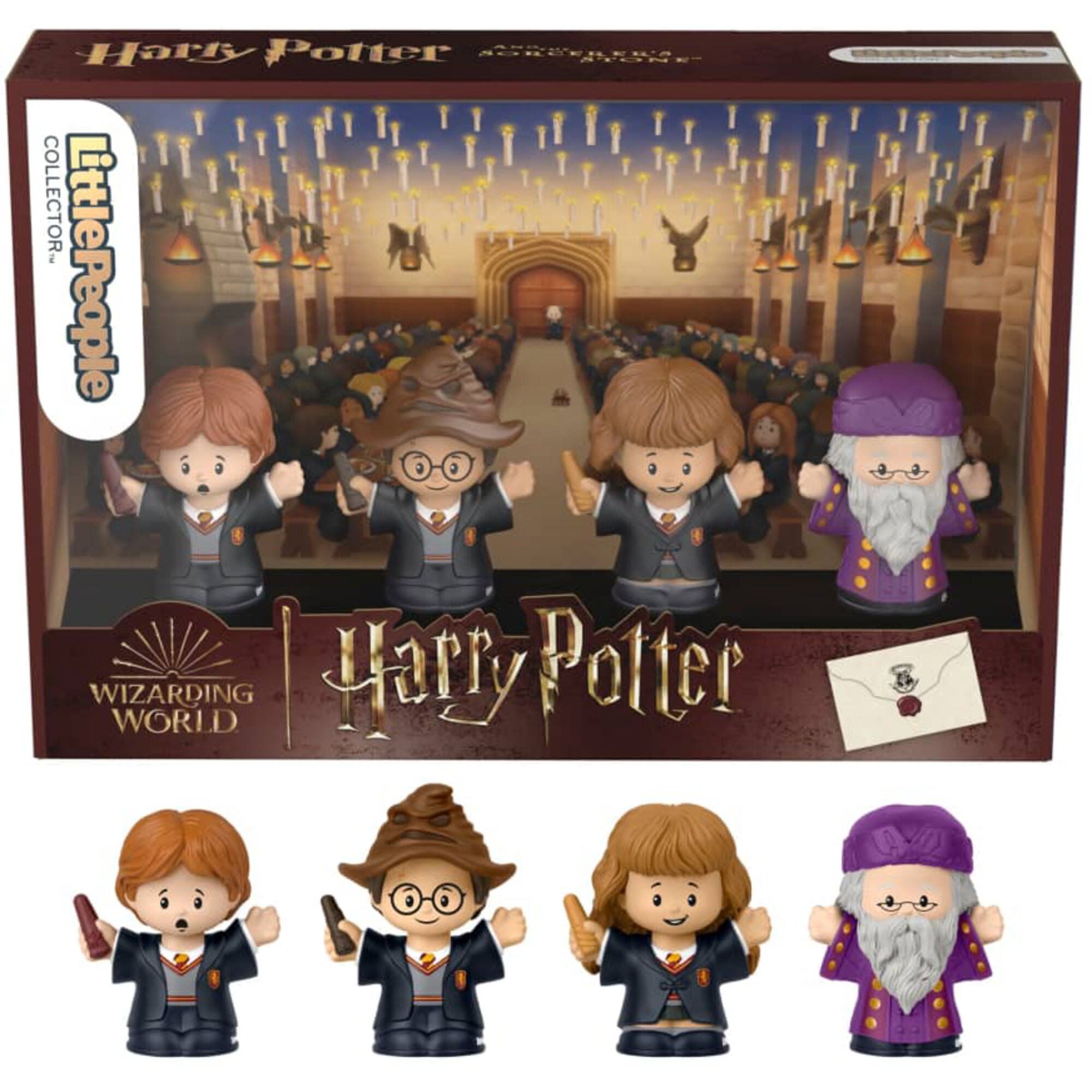 Mattel Spielfigur Little People Collector HP Socer´s Stone 4 Figuren