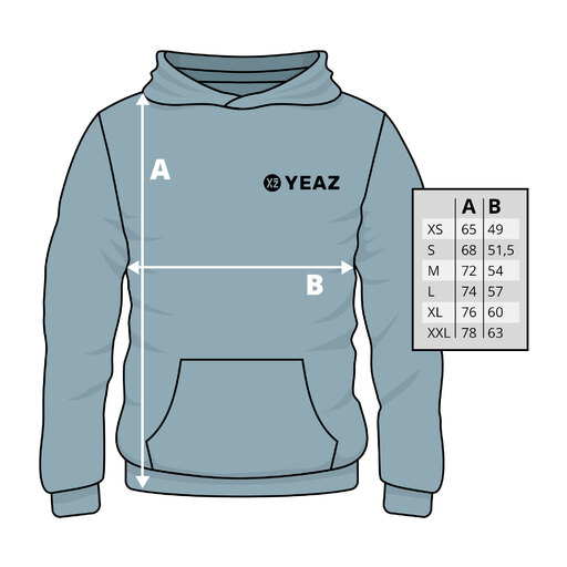 Sudadera Azul Con Capucha (Unissex) Yeaz Cushy