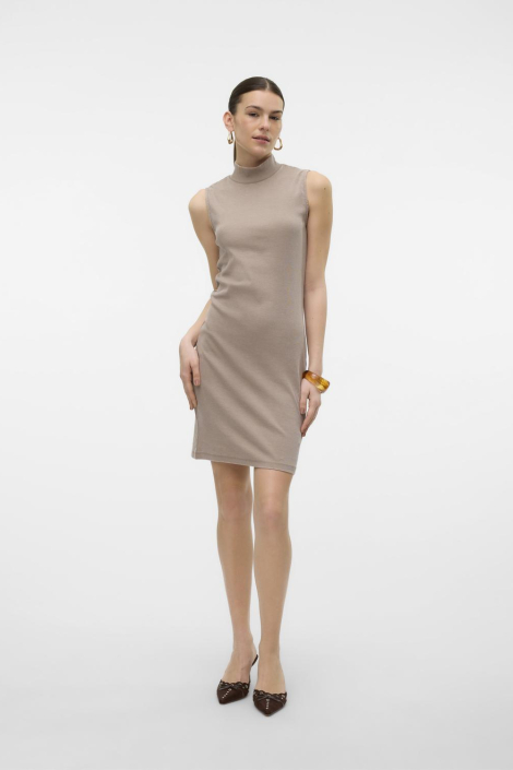 Vero Moda taupe dames jurk