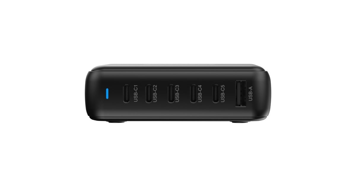 Sitecom200W GaN Power Delivery Desk Charger  (Zwart)