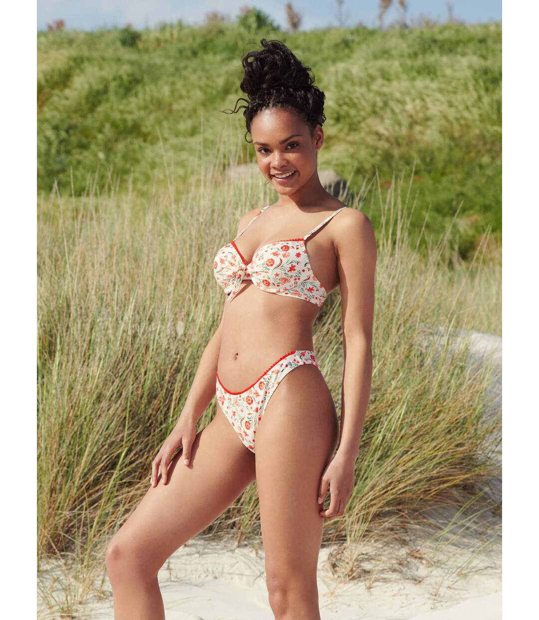 Bas maillot slip de bain taille basse échancré Java Lisca