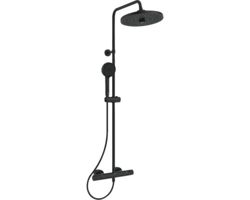 Douchekolom inclusief thermostaat Ideal Standard Ceratherm T25+ Eco zwart mat A7212XG