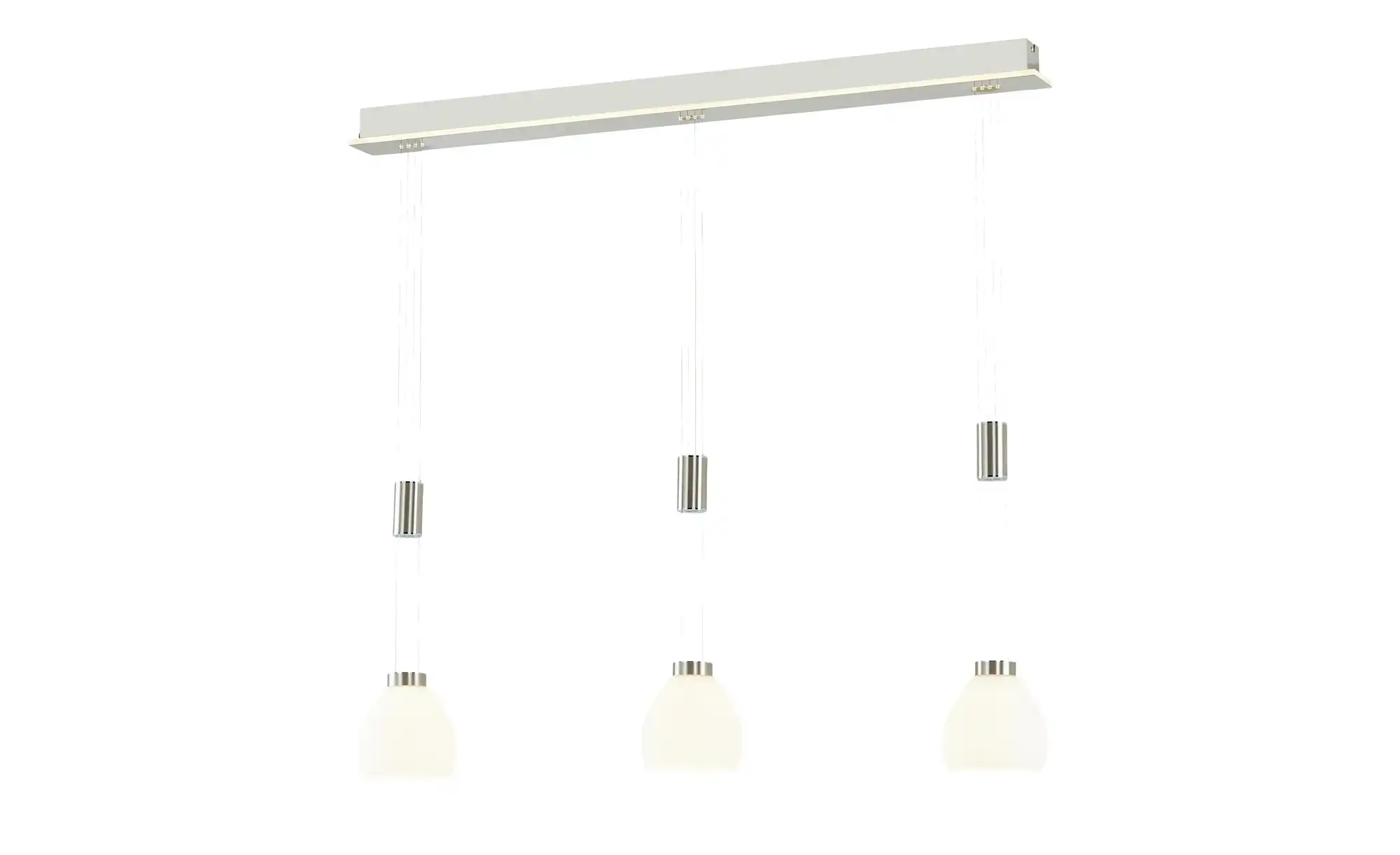 HELL-höllisch gutes Licht LED-Pendelleuchte, 3-flammig, Nickel-matt