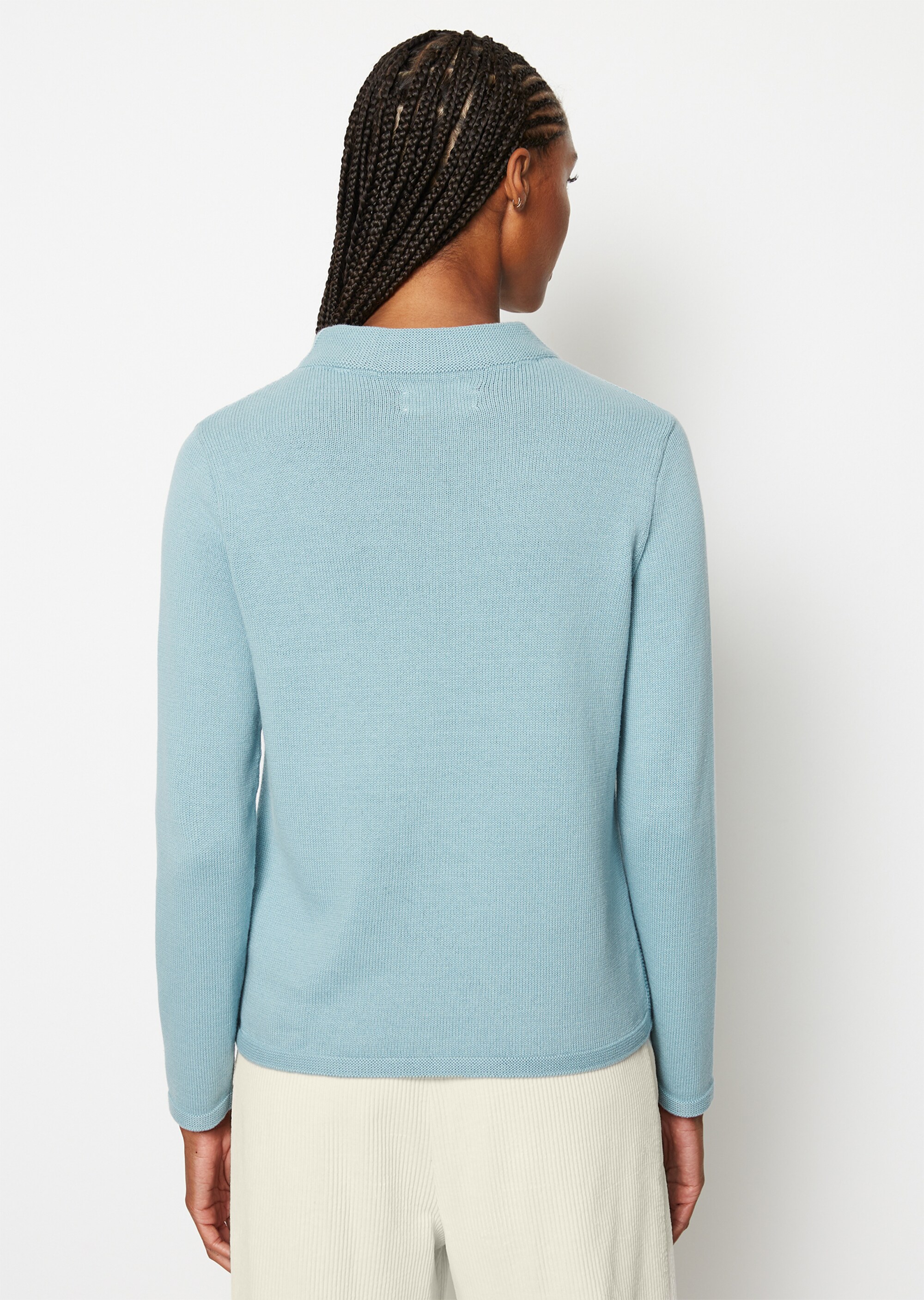 Strickpullover slim aus Organic Cotton