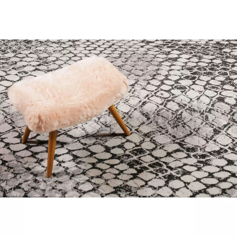 Wecon home Kurzflorteppich Snake grau