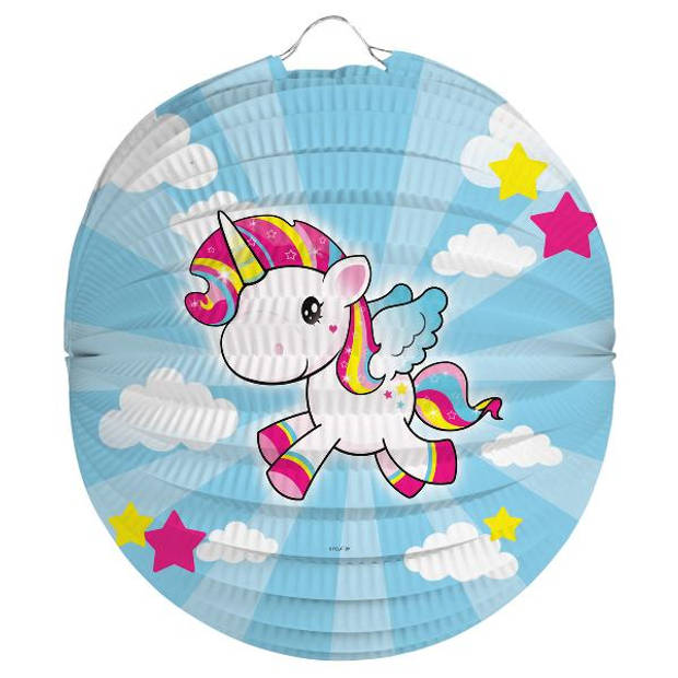 Lampion Unicorn (1 Stuks)