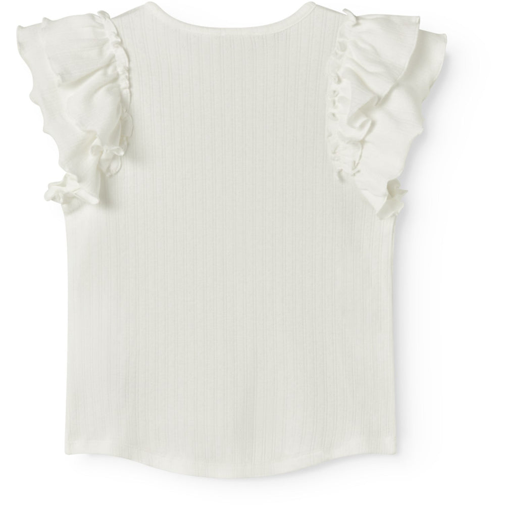 Køb MarMar Modal Pointelle Gentle White Tavora Flæse T-shirt