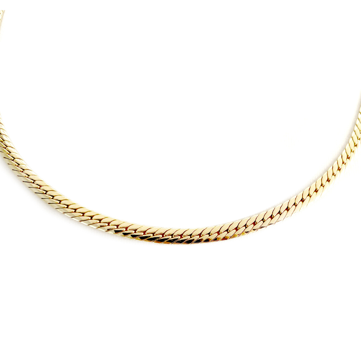 Collier d'occasion or 750 jaune maille anglaise 40 cm