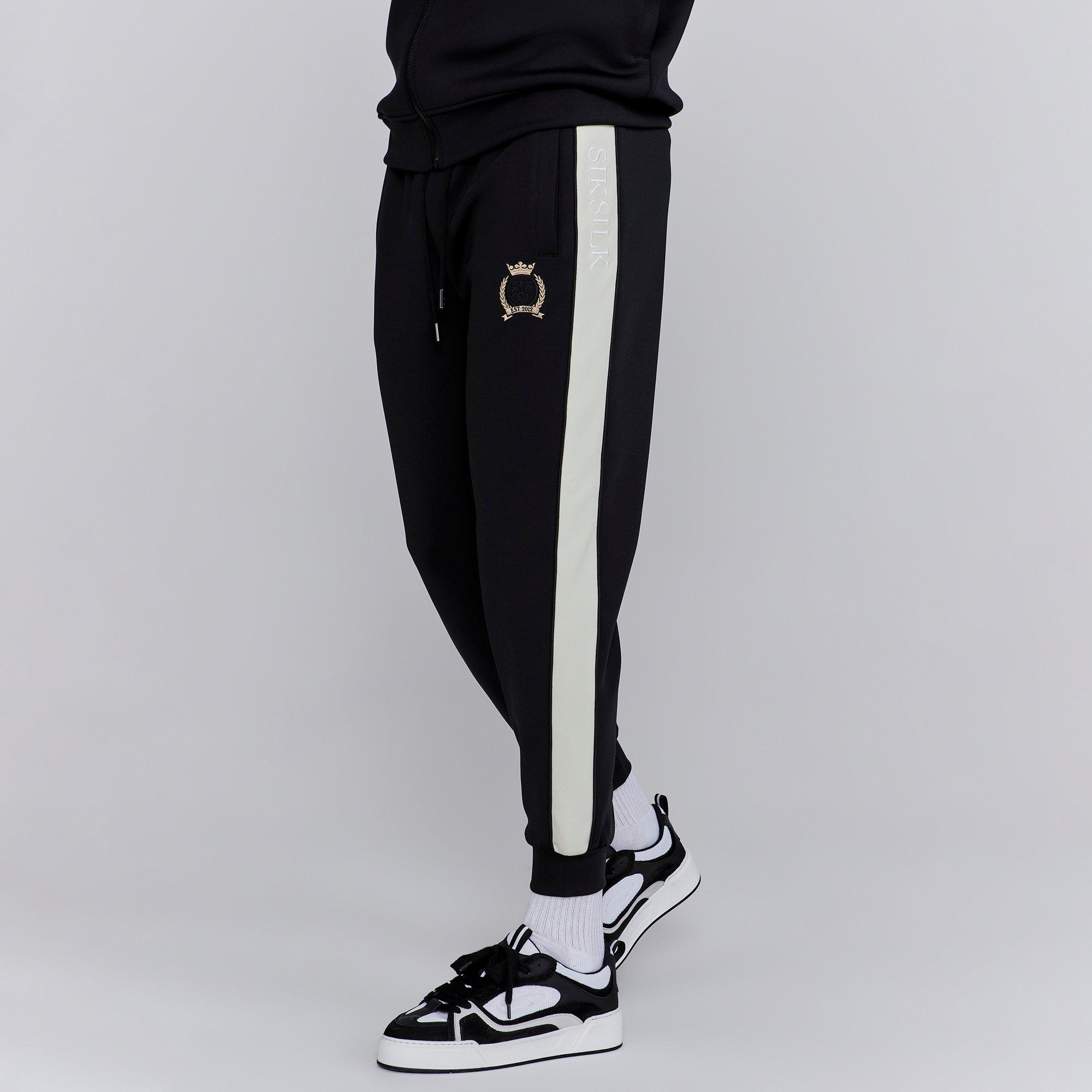 SikSilk Crest Jogging Bottoms Mens