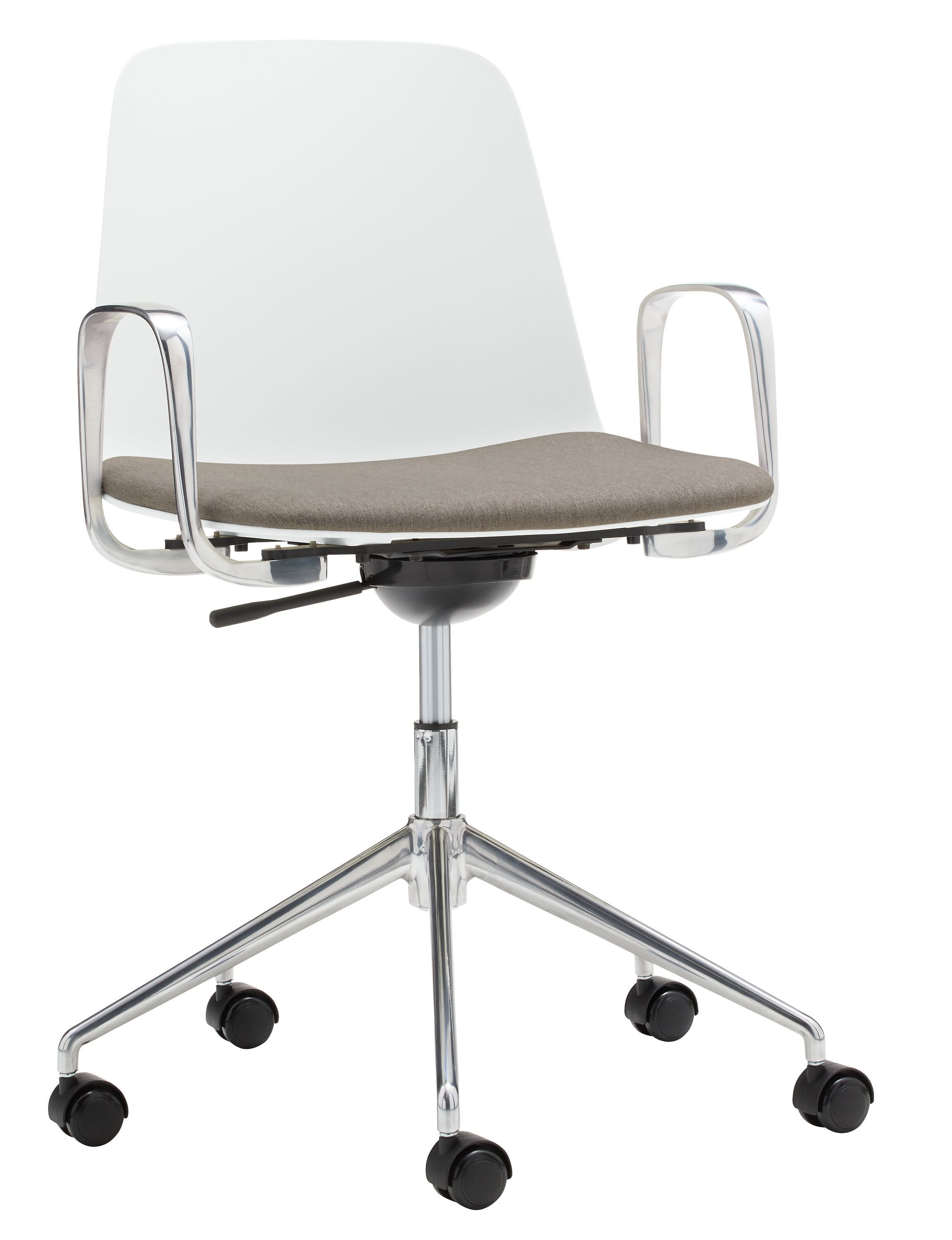 MUSK Bürostuhl - Weiss / B: 65.5 cm x T: 65.5 cm x H: 84.5 cm